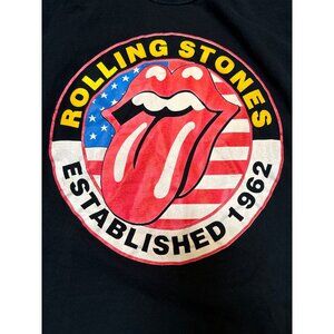 Rolling Stones Established 1962 Tee Fruit of the Loom Heavy Cotton Black L